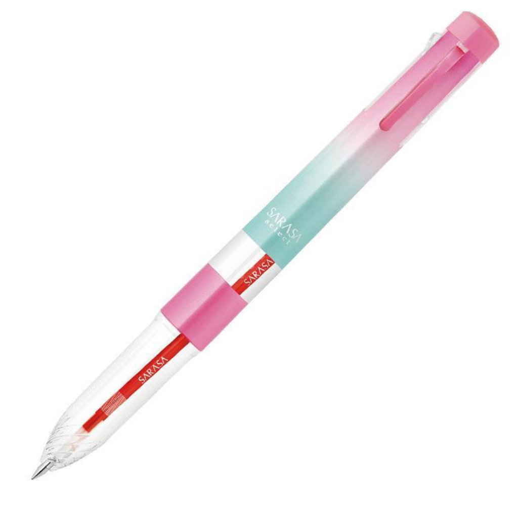 Zebra Sarasa Select 5 Color Functional Gel Pen Holder - with 1 Red Refill - ZEBRA S5A15 - GP - IRO