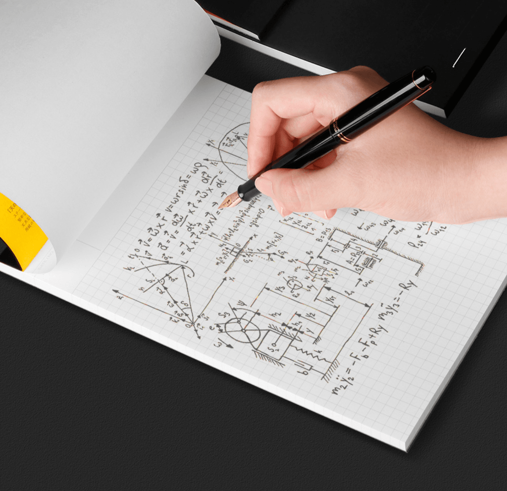 Maruman Mnemosyne N187 Notepad - 5 mm Grid - 70 Sheets - A4 - MARUMAN N187A - IRO